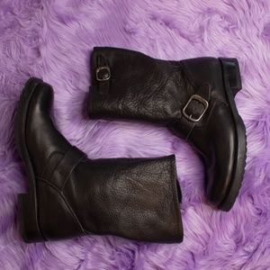 Leather Veronica Frye Boot Black Size 7